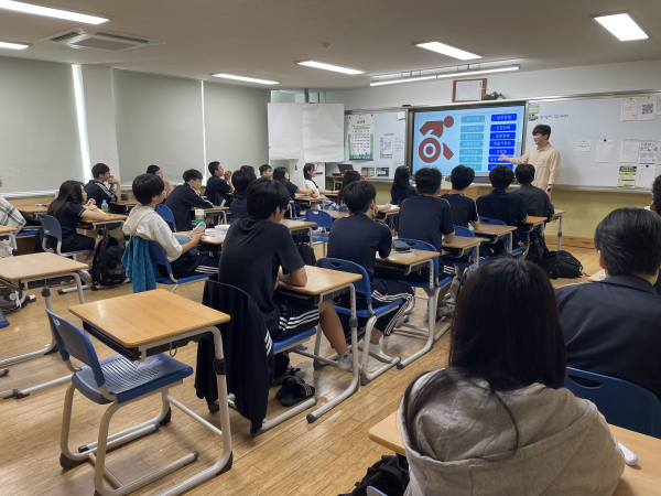 반림중학교 요청, 장애인식개선 교육 강의 진행