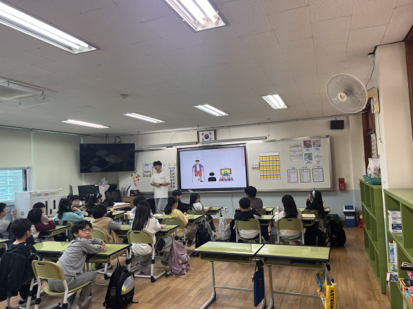 대방중학교 요청, 장애인식개선 교육 강의 진행