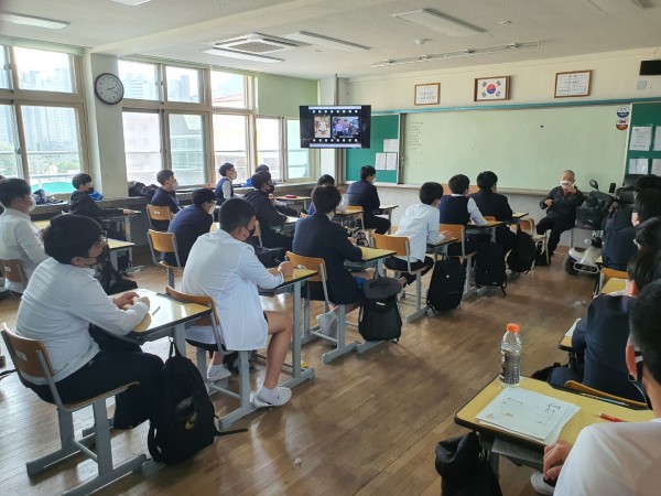 [마산동중학교 학생 대상] 장애인식개선교육 강의